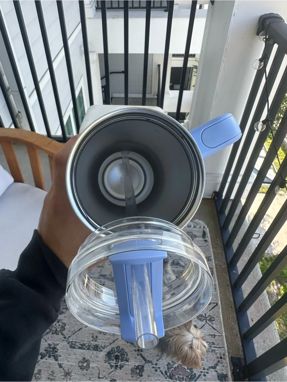 Stanley Light Blue Tie-Dye Quencher Tumbler with Handle - Picture 2 of 5